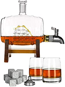 Atterstone Barrel Whiskey Decanter Set