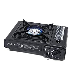 Gas ONE Portable Butane Gas Stove Automatic Ignition with Carrying Case