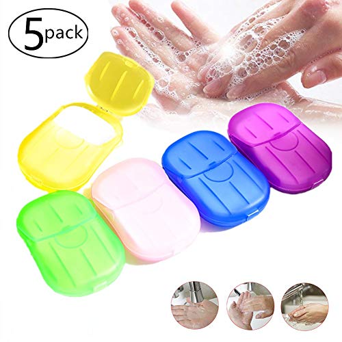 Portable Disposable Soap Paper Travel Hand Flakes